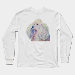 Poodle - standard - white Long Sleeve T-Shirt